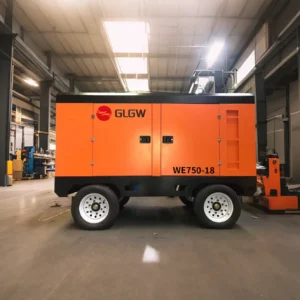 Portable Screw Electric Industrial Air Compressor - 132kw 177HP 750CFM