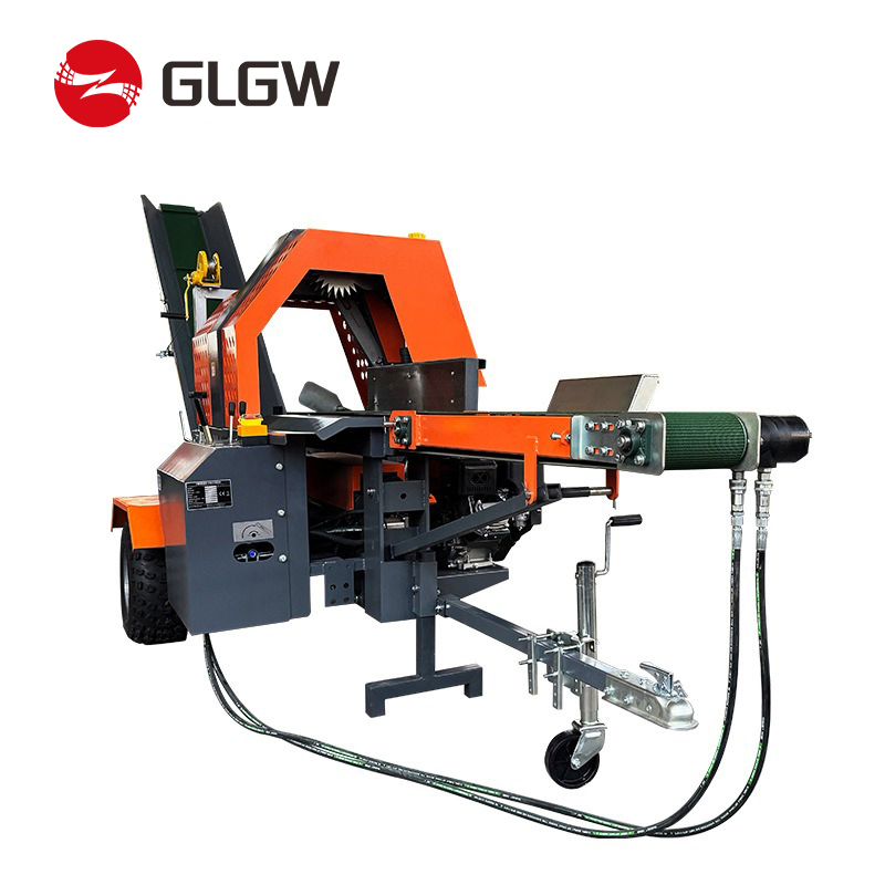 20 Ton Forestry Machinery Portable Firewood Cutter Processor Diesel Log Splitter - Image 3