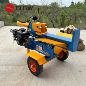 25 Ton Portable Log Gasoline Engine Powered Industrial Splitter