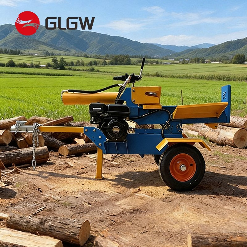 25 Ton Portable Log Gasoline Engine Powered Industrial Splitter - Image 3