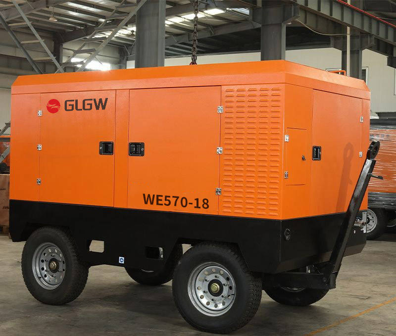 Portable Electric Air Compressor - 110kw 18Bar 570CFM
