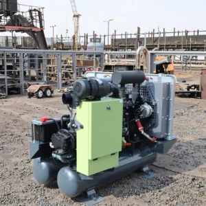 Dual-Tank Diesel Air Compressor (Xichai 41kw 185CFM 8Bar)