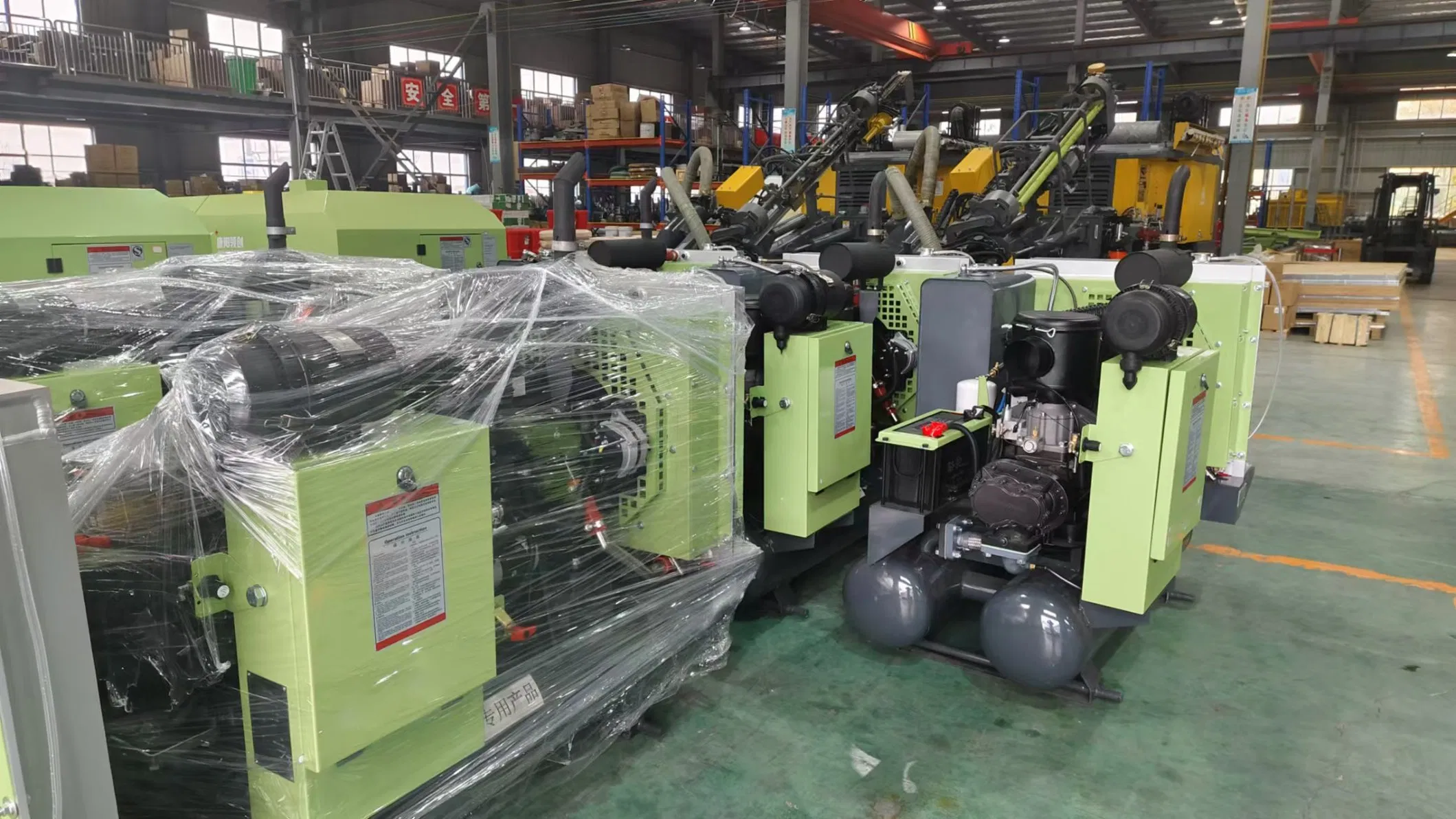 Dual-Tank Diesel Air Compressor (Xichai 41kw 185CFM 8Bar) - Image 5