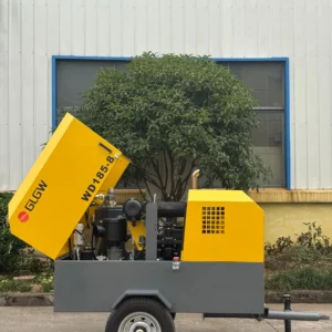 Portable Diesel Screw Air Compressor  - Xichai 41kw 185CFM 8Bar