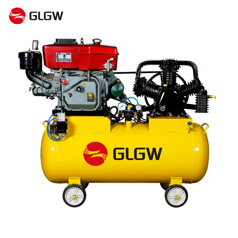 Electric Single Stage Portable Piston Belt Oil-Lubricated Air Compressor - 1.5kw 220V 8Bar - Image 2