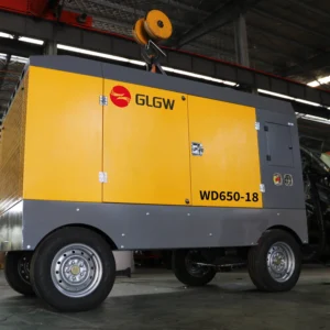 Cummins Wheel Portable Diesel Air Compressor - 18Bar 650CFM