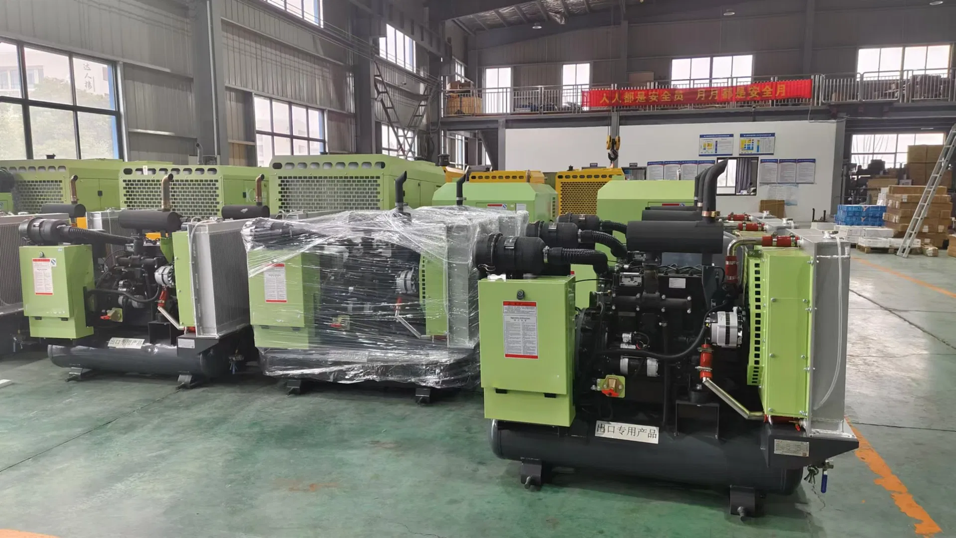 Double-Tank Portable Air Compressor - 8Bar 185CFM - Image 2