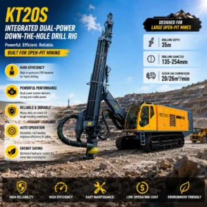 Kaishan KT20S DTH Drill Rig - 135-254mm