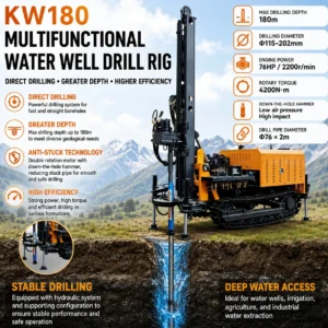 Kaishan KW180 Hydraulic Drill Rig